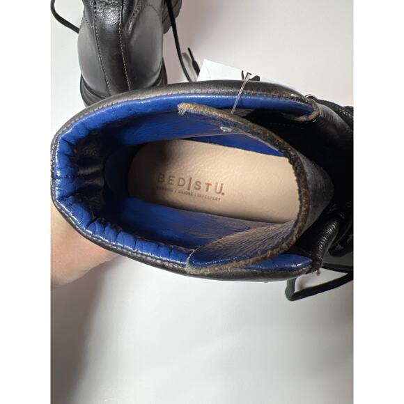 New Bed Stu Mens Arrowhead Leather Boot 8 Hole D Ring Lace Up Guys US 8.5 - Picture 6 of 9